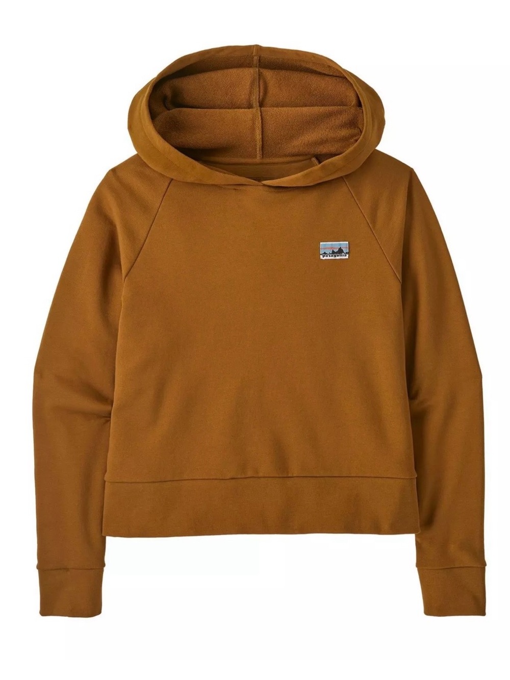 Patagonia Fleece Hoodie in Caramel Brown